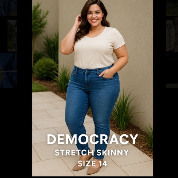 Democracy Denim - Democracy Blue Skinny Jeans with Modern Stretch